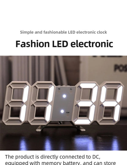 Luminous 3D LED Digital Clock