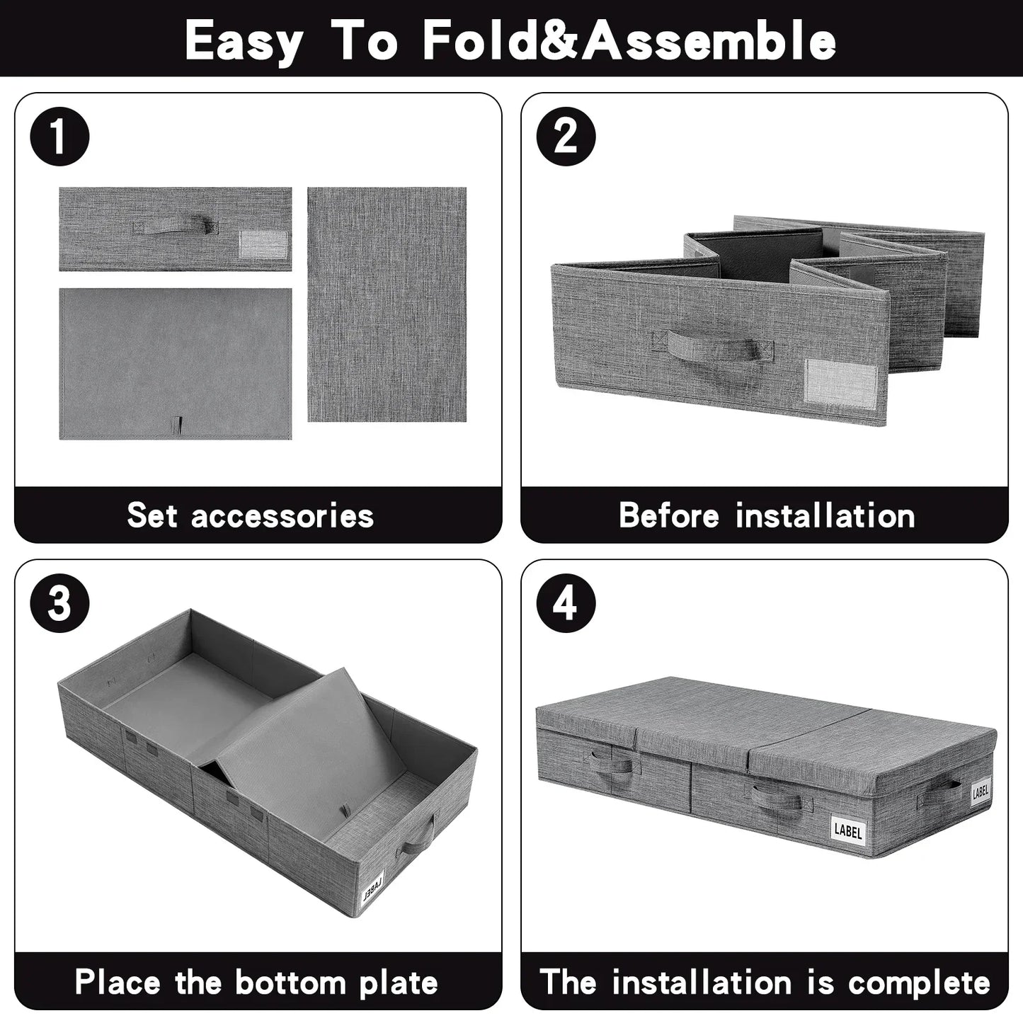 Foldable Clothes Storage Box