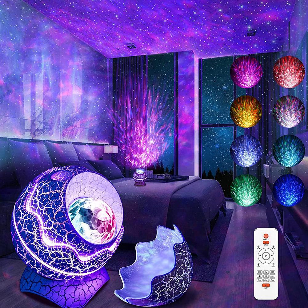 Dinosaur Egg Starry Sky Projector with Bluetooth Speaker