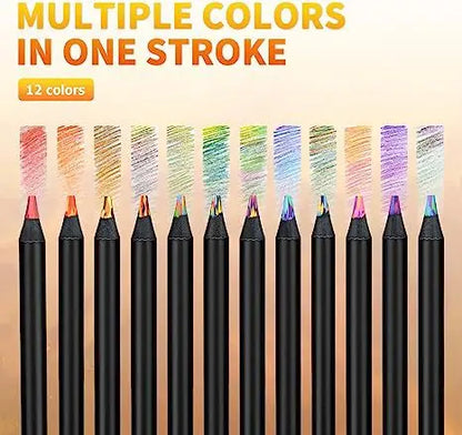 Jumbo Rainbow Pencils 12 Colors