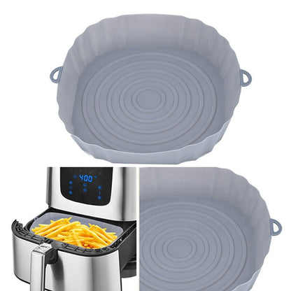 22cm Square Silicone Air Fryer Basket - Pack of 2