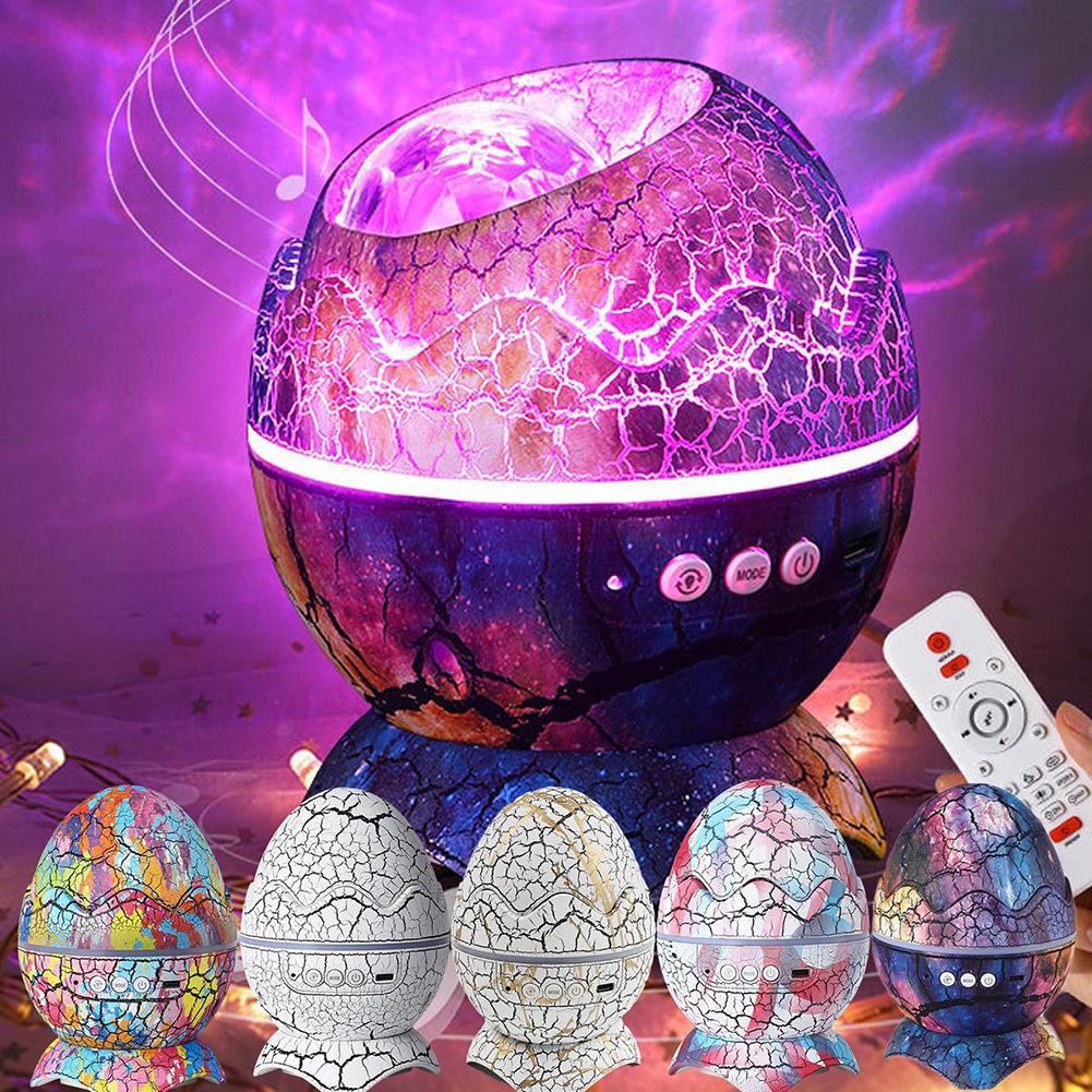 Dinosaur Egg Starry Sky Projector with Bluetooth Speaker