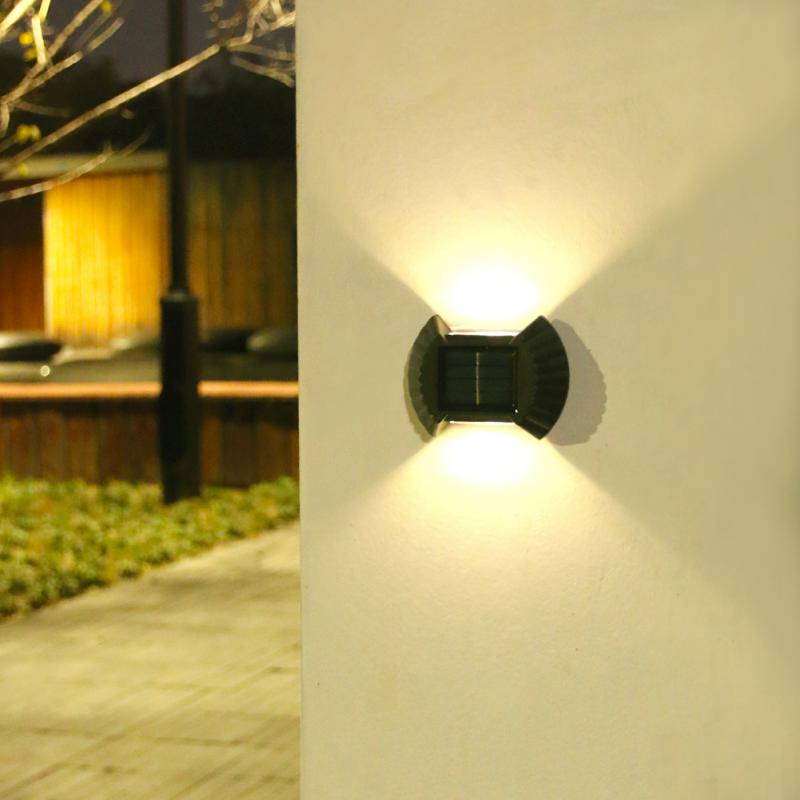 4 Pack Solar Wall Lamp