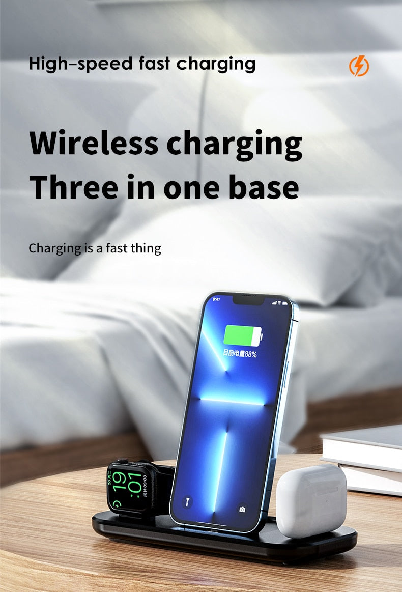 3 in 1 - 10W Charger Stand For IPhone