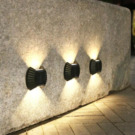 4 Pack Solar Wall Lamp