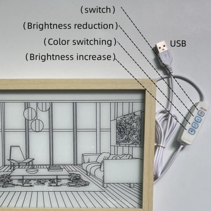 Night Light Photo Frame - G