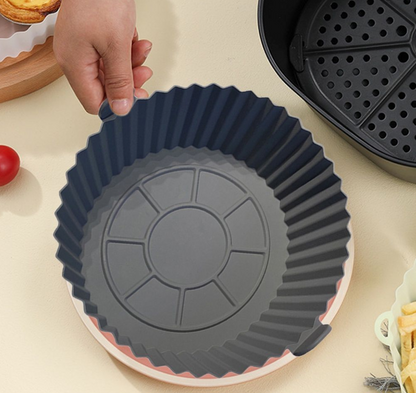 20cm Air Fryer Silicone Plate With Handle