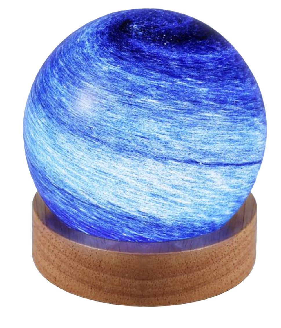 Celestial Glow 3D Glass Lamp