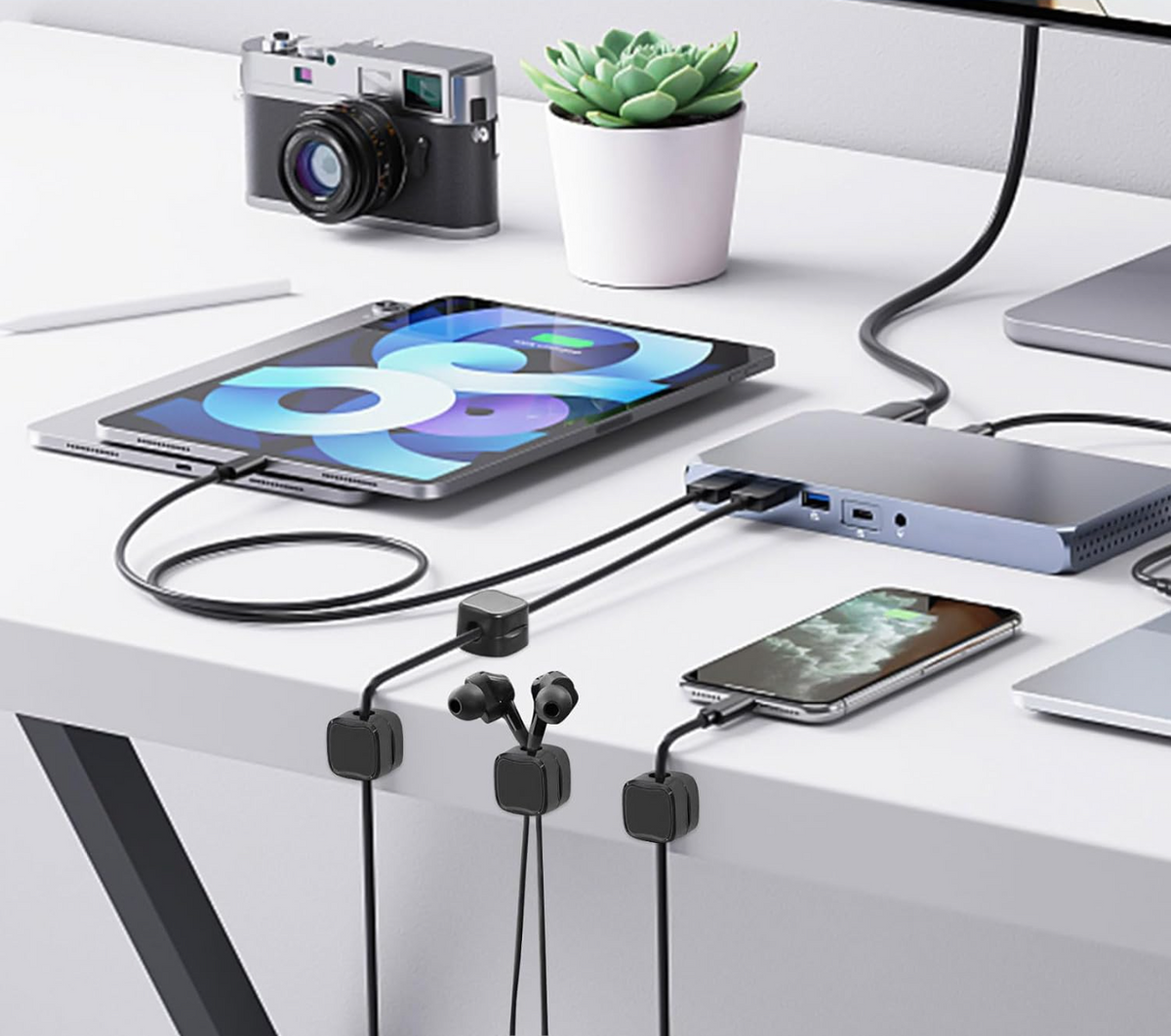 6 Pack Magnetic Cable Clips