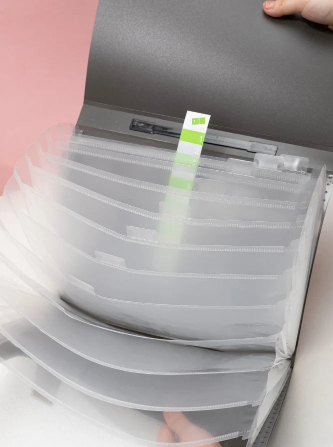 13-Pocket Expanding Organizer File Folder with Handle