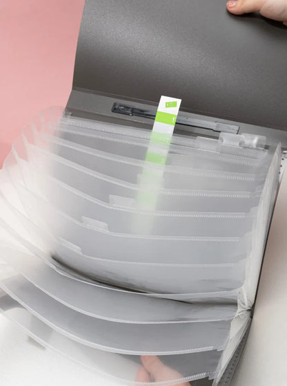 13-Pocket Expanding Organizer File Folder with Handle