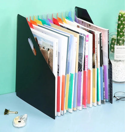 Easy Access Expandable Magazine/Book Holder