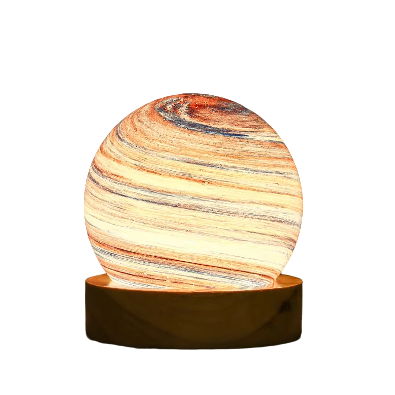 Celestial Glow 3D Glass Lamp