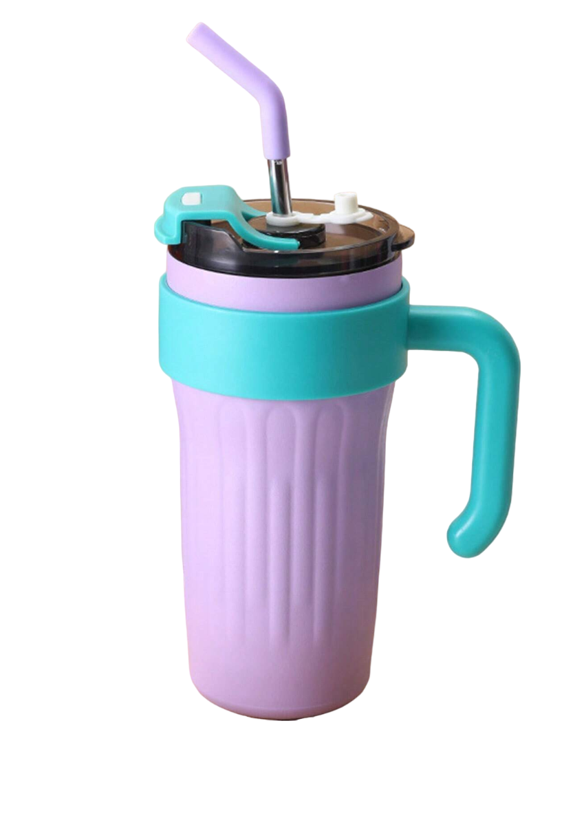 RainbowSip 800ml Travel Cup with Handle