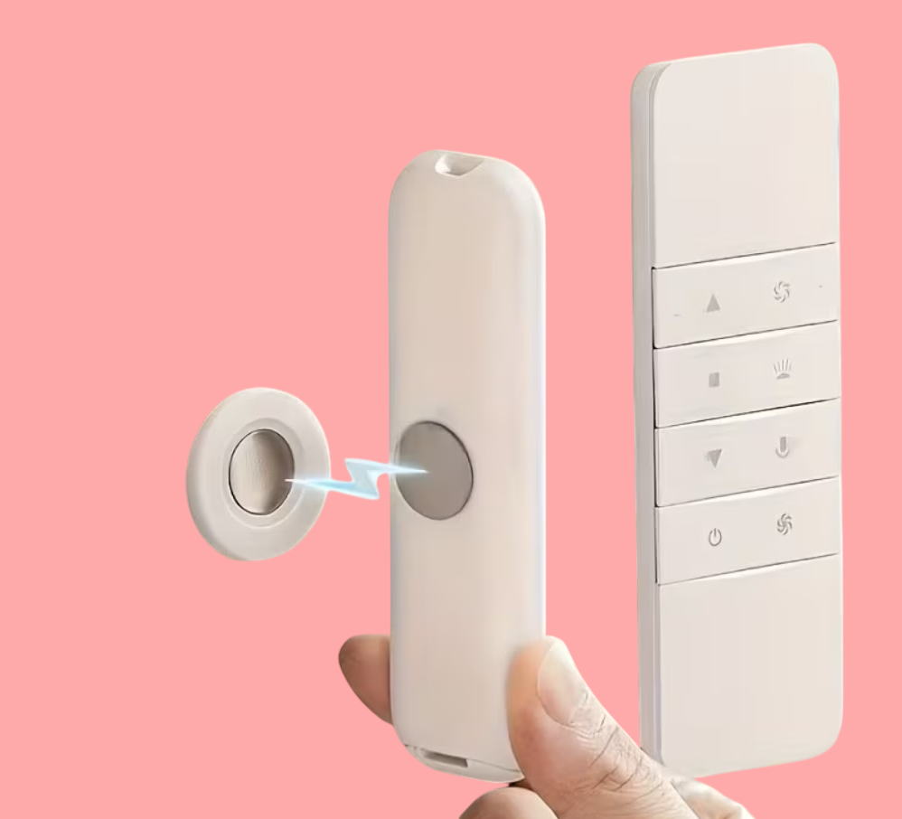 Magnetic Remote Control Holder – No-Drill Wall Mount with Adhesive Backing