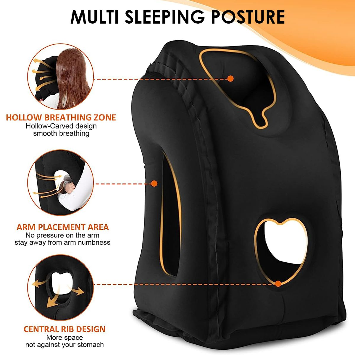 TravelNap - Inflatable Body Pillow