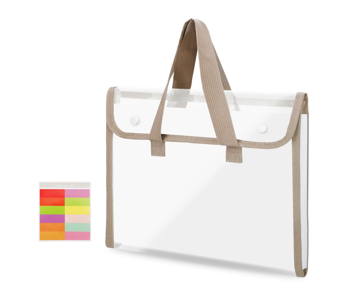 Transparent 13 Pocket A4 Carry Case
