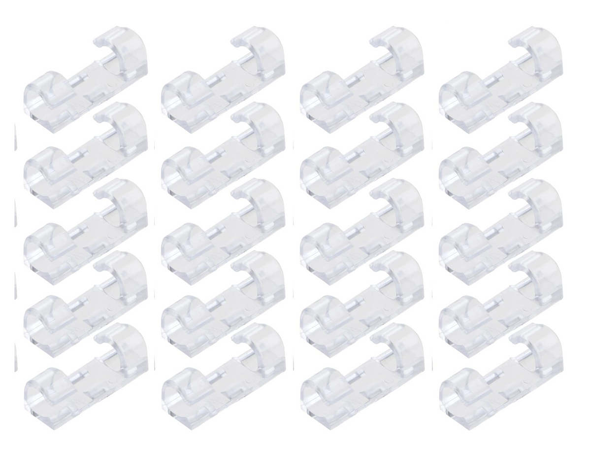 ClearCord Clips - 20 Pack