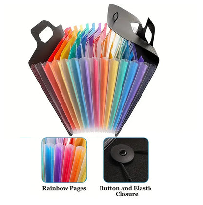 12 Pocket A4 Document Expanding Travel Case