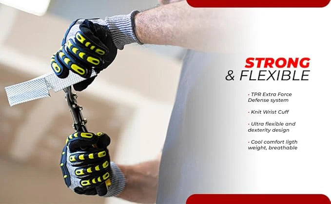 Cut Resistant Work Gloves for Gardening & Heavy-Duty Tasks