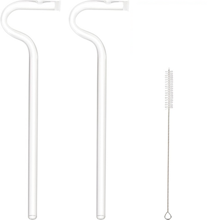 Reusable Anti Lip Wrinkle Drinking Straw Glass Straw