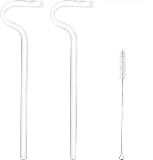 Reusable Anti Lip Wrinkle Drinking Straw Glass Straw