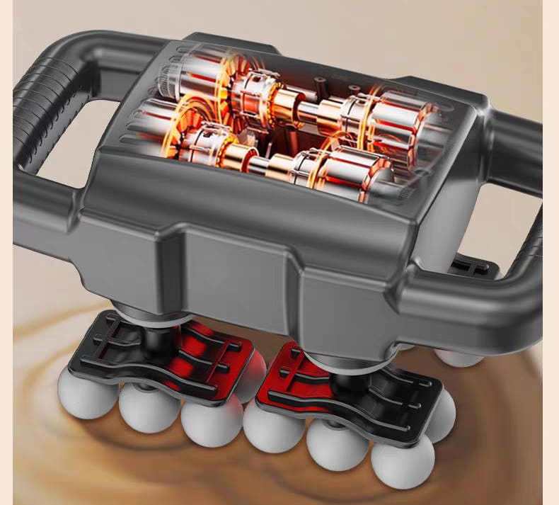 Multi‑Head Deep Tissue Massager with Red Light Therapy -24‑Head Fascia Massage Gun