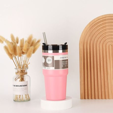 DualSip 600ml Double Wall Travel Tumbler