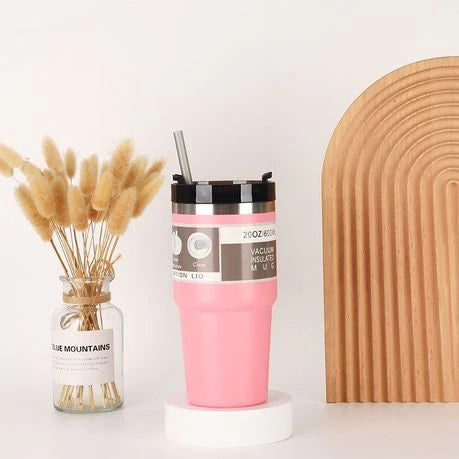 Dual Sip 600ml Double Wall Travel Tumbler