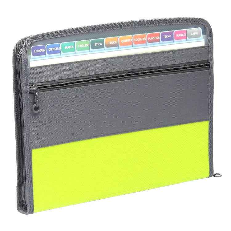 A4 Expandable Book Document Folder - 12 Slots