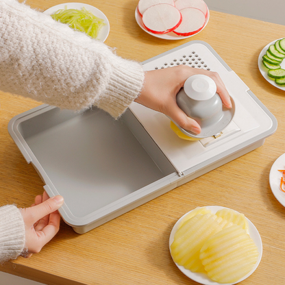 8‑Piece Multifunctional Vegetable Chopper