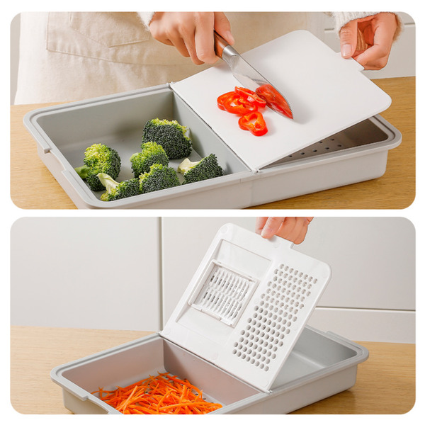 8‑Piece Multifunctional Vegetable Chopper