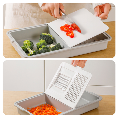8‑Piece Multifunctional Vegetable Chopper