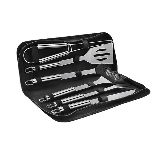 7-piece Barbecue Tool Set