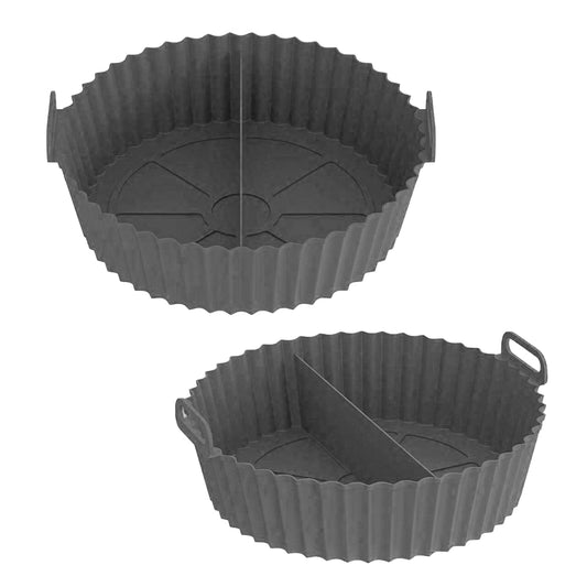 Silicone Airfryer Liner with Divider - 2pc