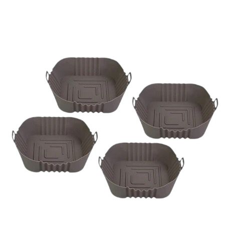 Silicone Square Airfryer Liner - 4pc