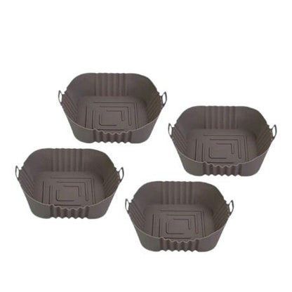 Silicone Square Airfryer Liner - 4pc