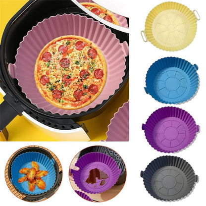 20cm Air Fryer Silicone Plate With Handle