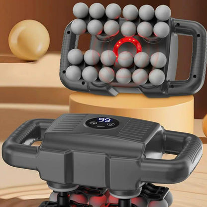 Multi‑Head Deep Tissue Massager with Red Light Therapy -24‑Head Fascia Massage Gun