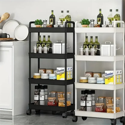 4-Tier Multi-Purpose Rolling Storage Cart