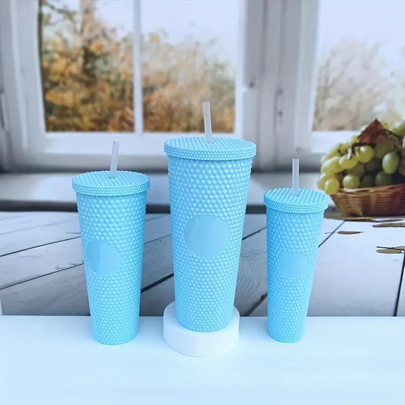 3PC Diamond Studded Super Cool Tumbler Set