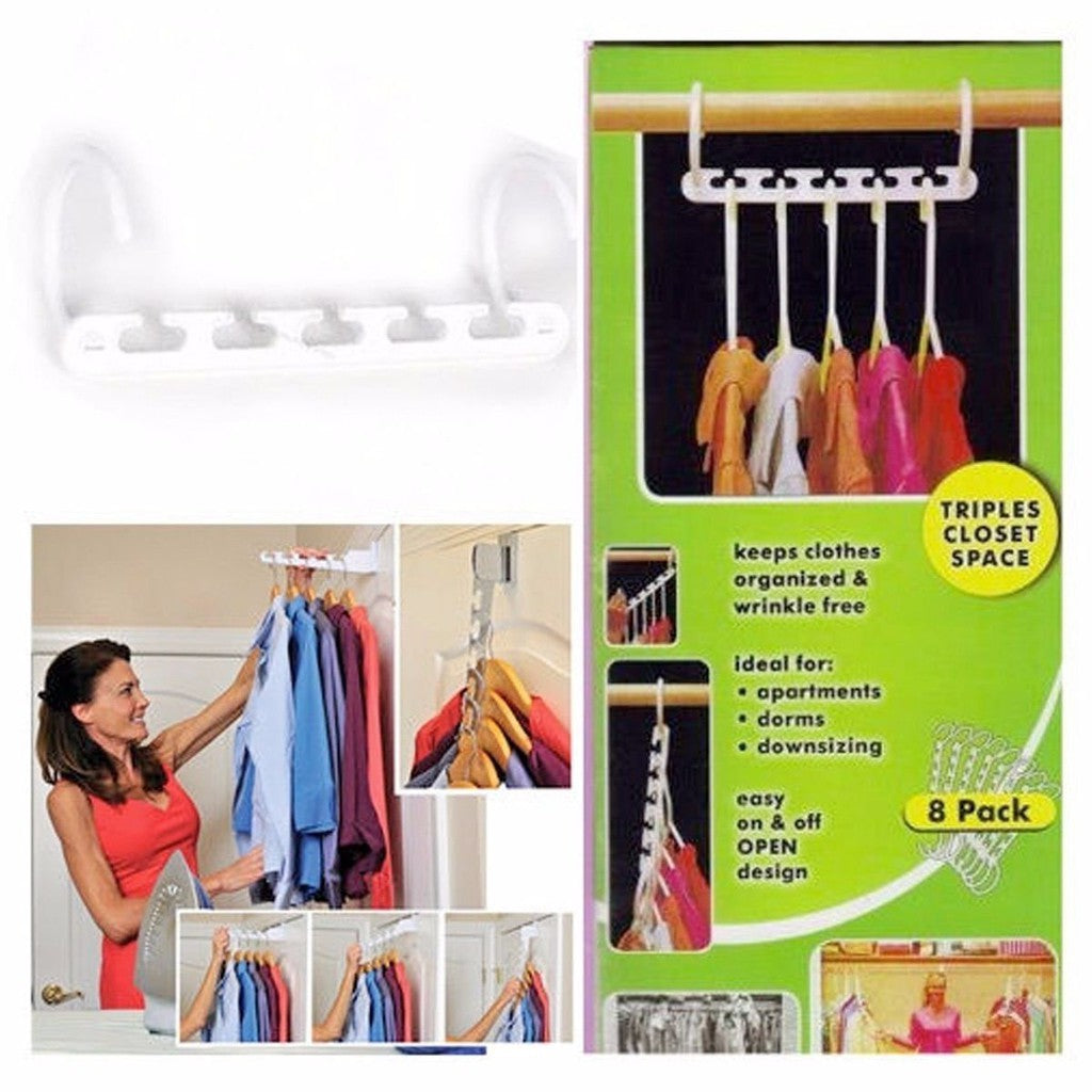 Set of 8 Space Saving Hangers