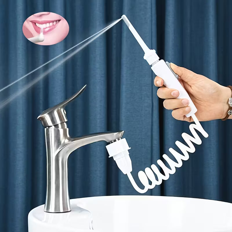 Faucet-Connected Oral Irrigator – Portable Dental Water Flosser