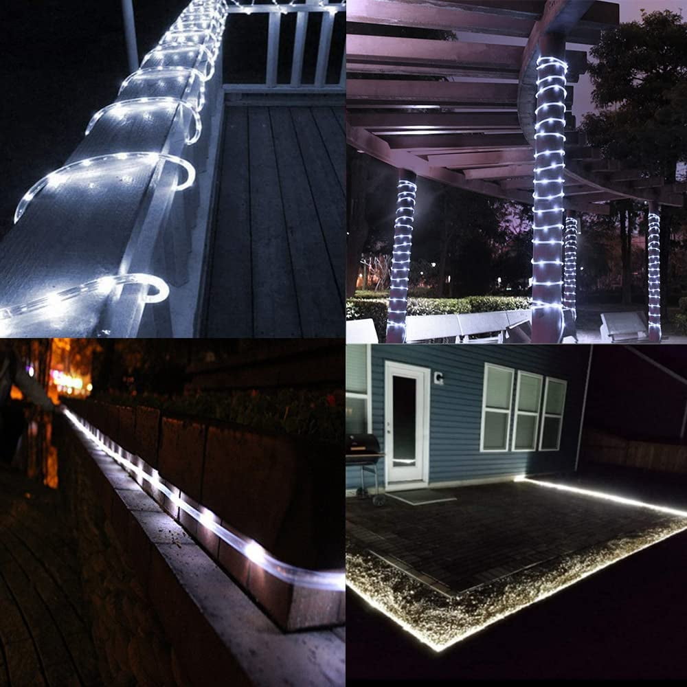 22m Solar Outdoor LED Rope Light