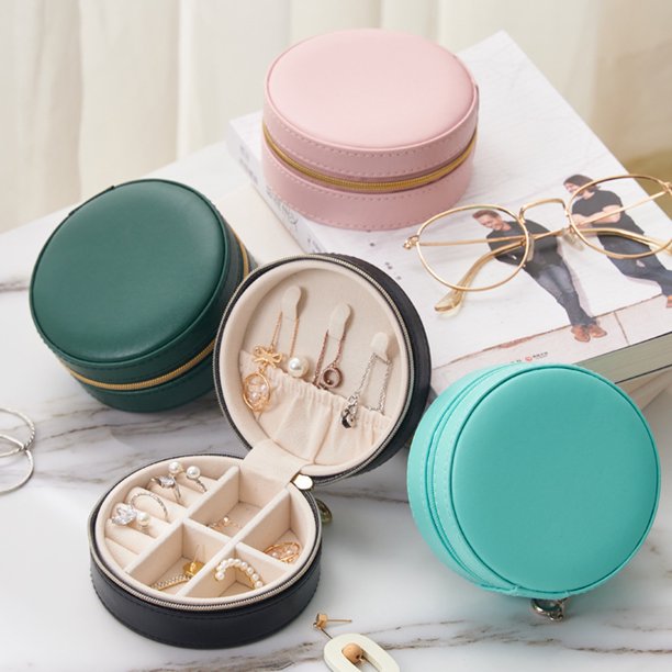 Portable Round Jewellery Organizer