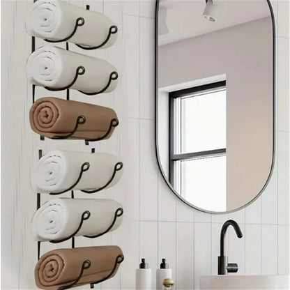 5 Tier Wall Towel Rack