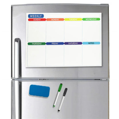 Magnetic, Reusable Monthly, Weekly Organizer With A Daily To-Do List.