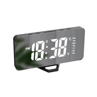 Real-time Temperature Mirror Digital Alarm Clock