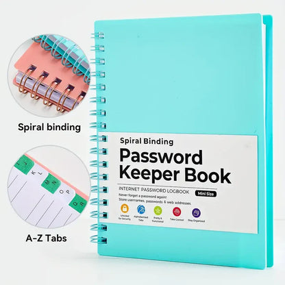 Internet Password Logbook