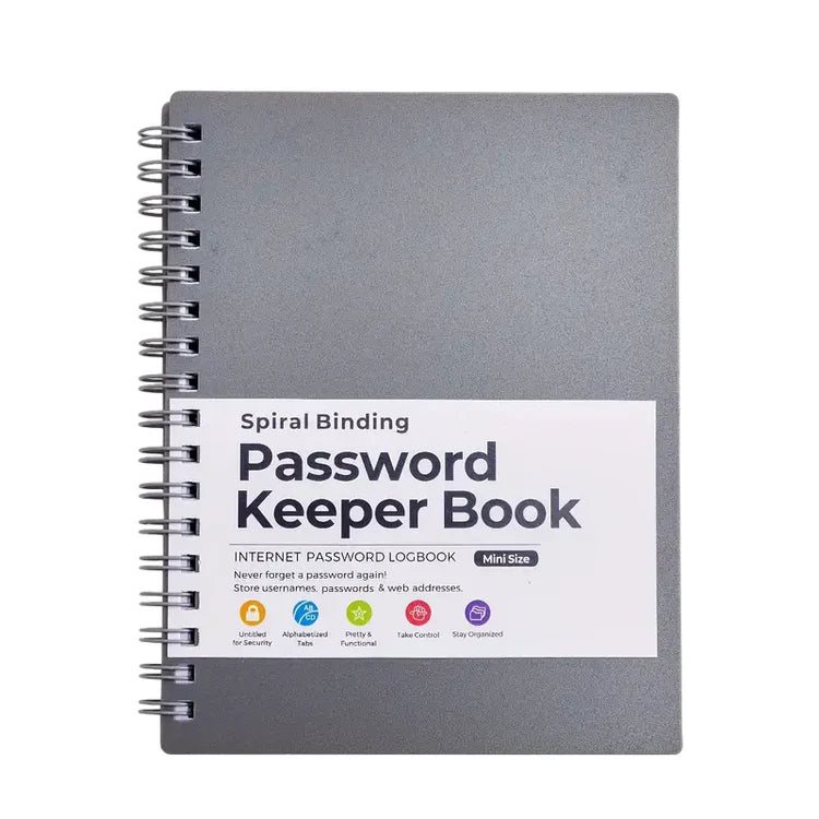 Internet Password Logbook